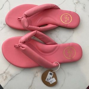 SOLEI SEA GISELLE SANDALS IN FLAMINGO PINK SZ 8